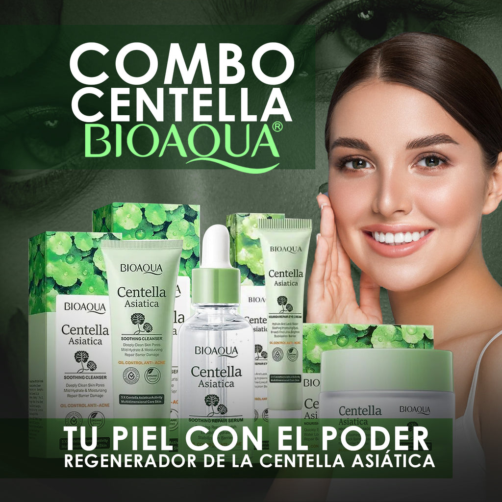 Combo Centella Asiática X5 Caja de Lujo Bioaqua