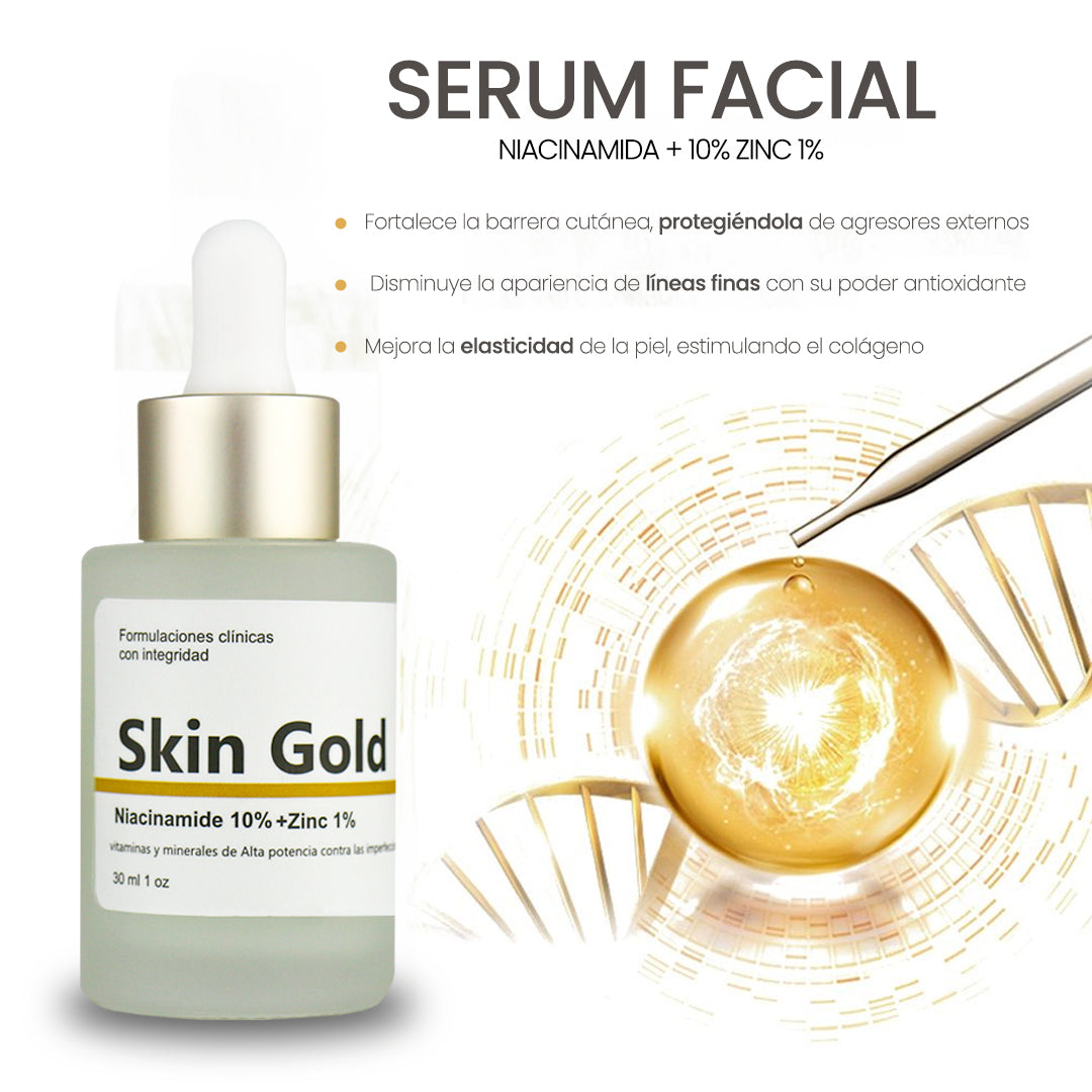 Skin Gold – Niacinamida 10% Sérum (30ml)