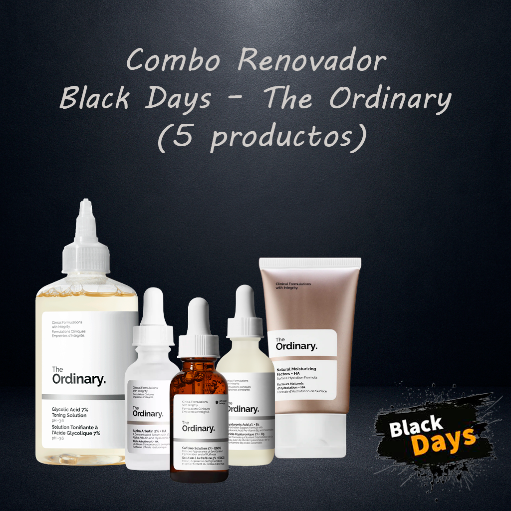 🖤 Combo Renovador Black Days – The Ordinary (5 productos)