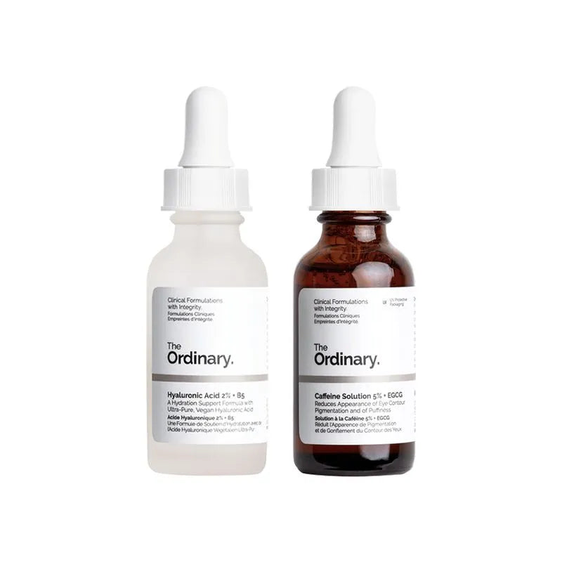 Caffeine Solution 5% + Ácido Hialurónico 2% + B5 Combo Desinflamante de Ojeras + Hidratación Profunda