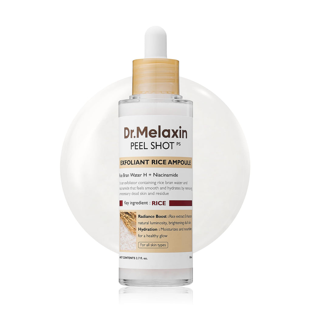 Dr. Melaxin Peel Shot PS – Exfoliante Iluminador de Arroz + Niacinamida (80 ml)
