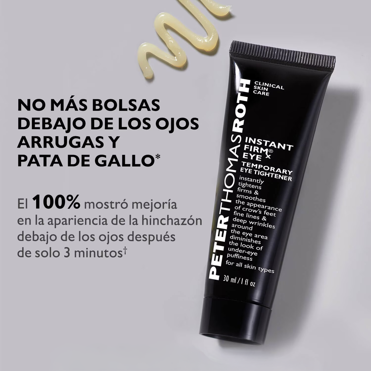 Peter Thomas Roth Instant FirmX Eye 60ML | Gel Tensor Inmediato para Contorno de Ojos