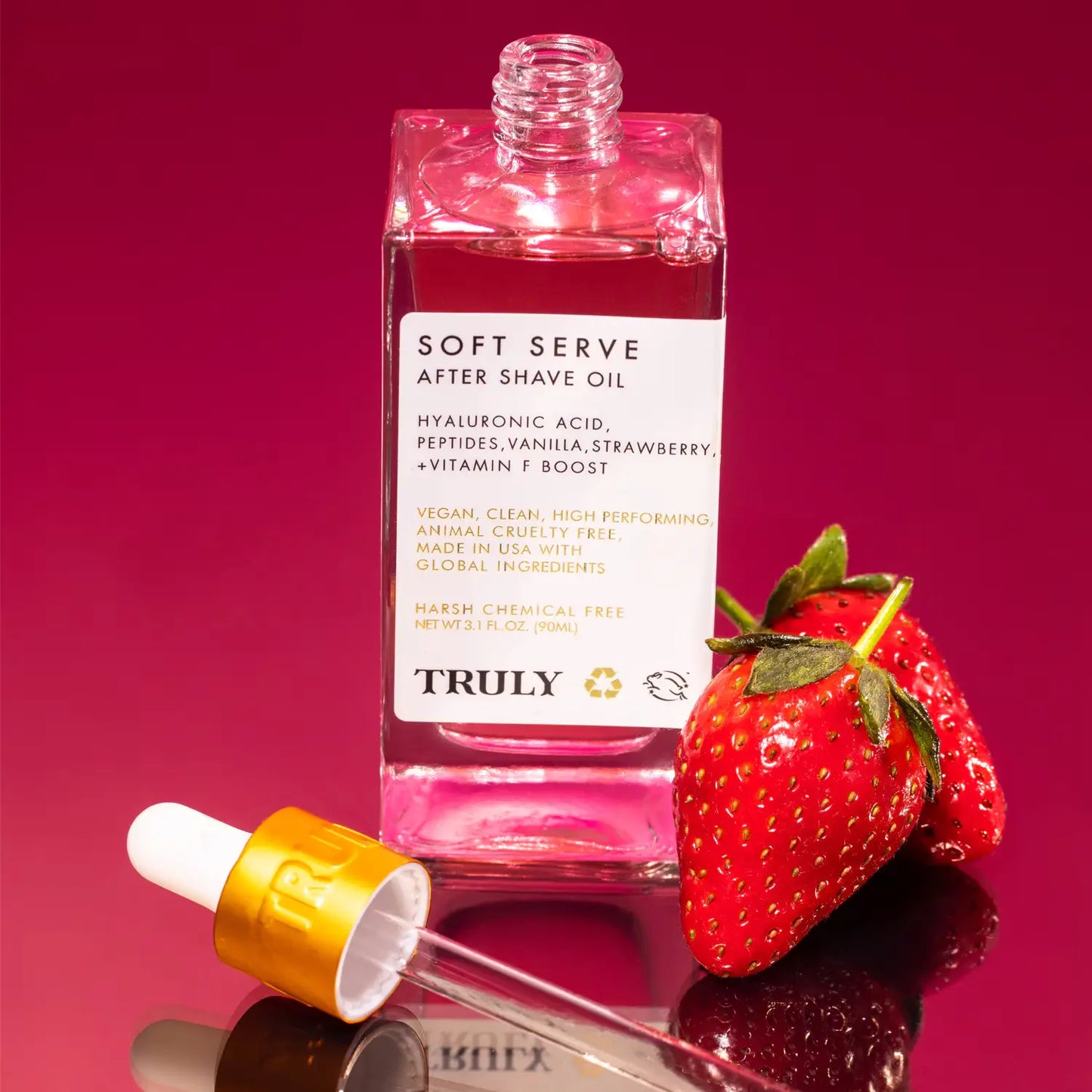 Truly – Soft Serve After Shave Oil Aceite Post Afeitado Hidratante y Calmante (Producto Original)