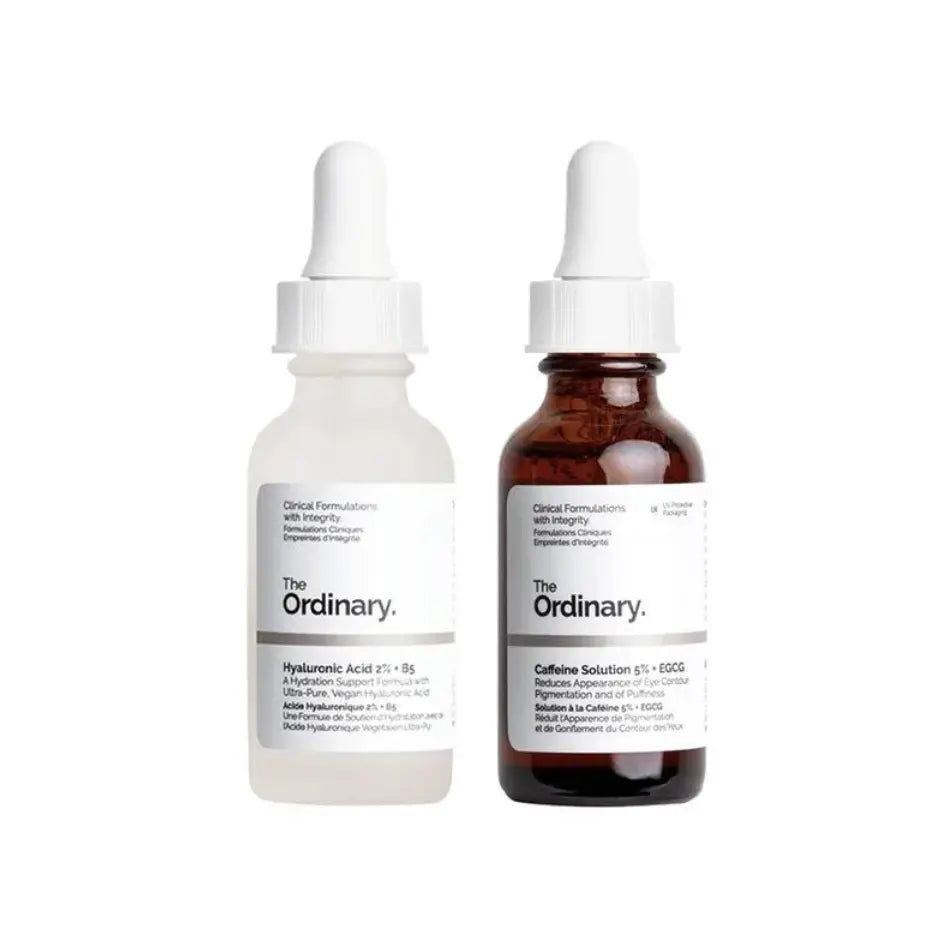 Caffeine Solution 5% + Ácido Hialurónico 2% + B5 Combo Desinflamante de Ojeras + Hidratación Profunda