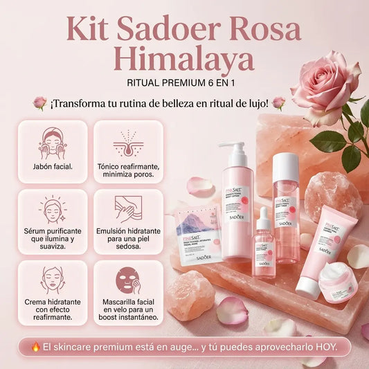 Kit Premium Rosa del Himalaya – Sadoer (Ritual 6 en 1)